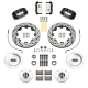 Kit avant PORSCHE 70-72 disque percé WILWOOD - 2