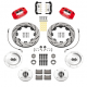 Kit avant PORSCHE 70-72 disque percé WILWOOD - 4