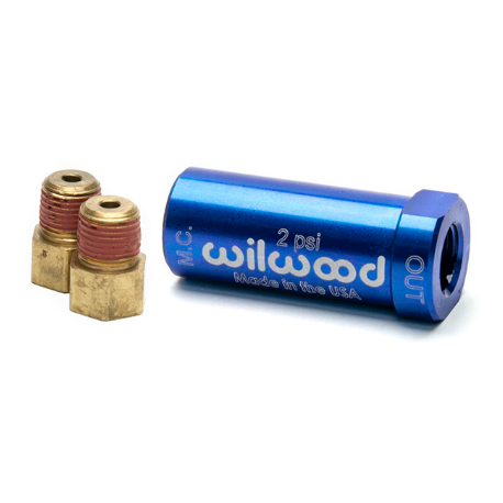 Soupape Wilwood 2psi avec raccord WILWOOD - 1