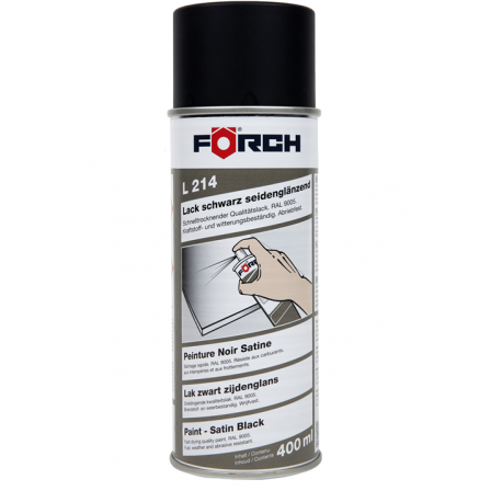 Peinture noir satin 400ML - 1