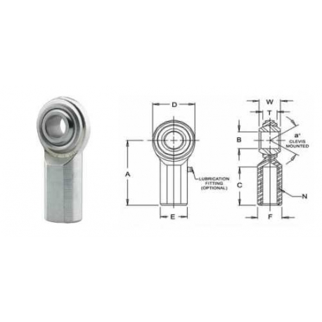 Rotule FK Gauche CFL-M FK - 1