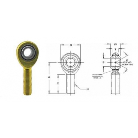 Rotule FK Droite JM-M FK - 1