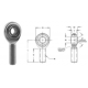 Rotule FK Droite SCM-T - 1