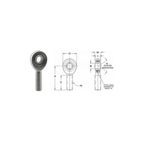 Rotule FK Droite SJM-T - 1