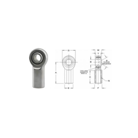 Rotule FK Droite SJF-T - 1