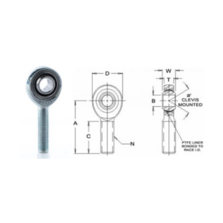 Rotule FK Gauche PMXL-T - 1