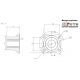 Embout trans-longit ø 88 (tube 50x2,5) - 4