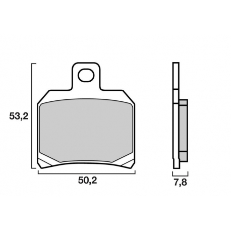 Plaquette Brembo 2 Pistons - 1