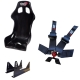 Kit baquet fibre Atech + Harnais ORT - 1