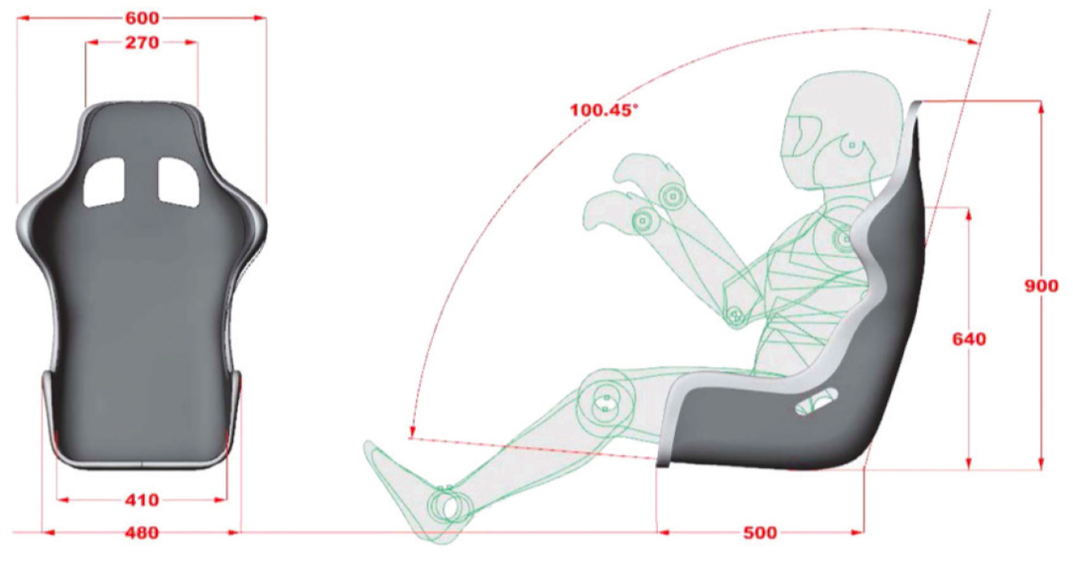 Siège baquet FIA ATECH TARGET - Habitacle - Off Road Technology